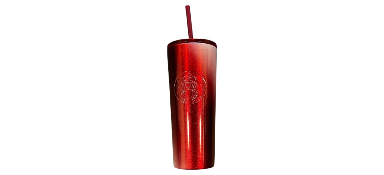 Starbucks Released A Glass Candy Cane Mug Just In Time For The
