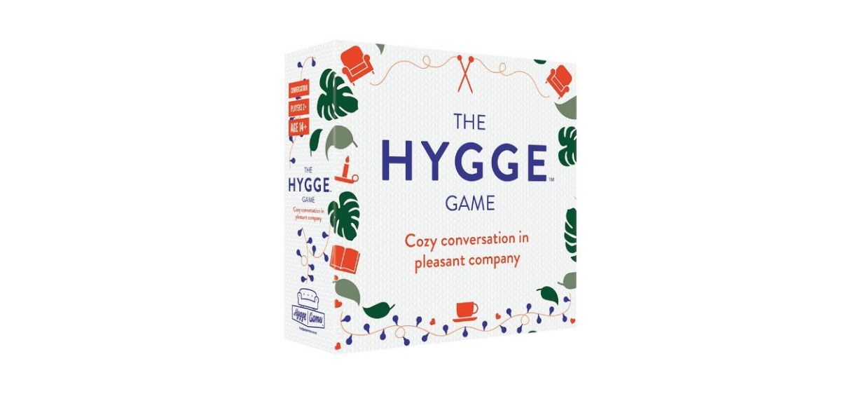 The Hygge Game box on white background