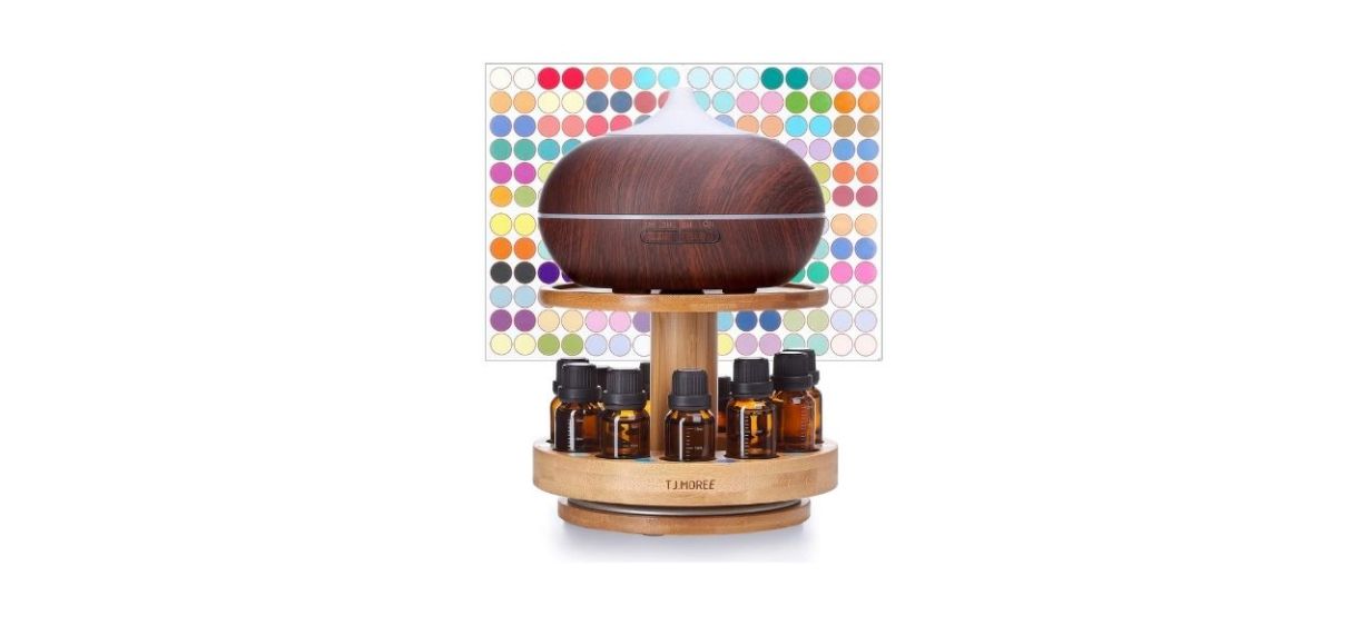TJ Moree Bamboo Diffuser Holder Carousel from TJ Moree 