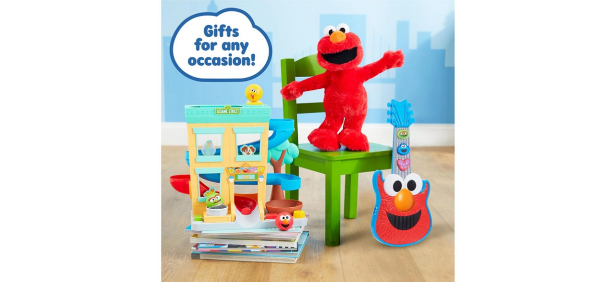 Sesame Street Elmo Slide Plush