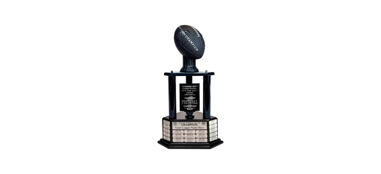 15 Perpetual Fantasy Football Trophy - Golden Player - TrophySmack