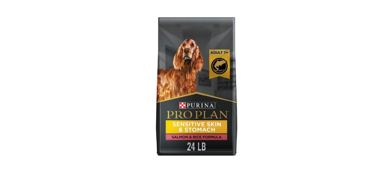 24-pound bag of Purina Pro Plan Sensitive Skin and Stomach dog food