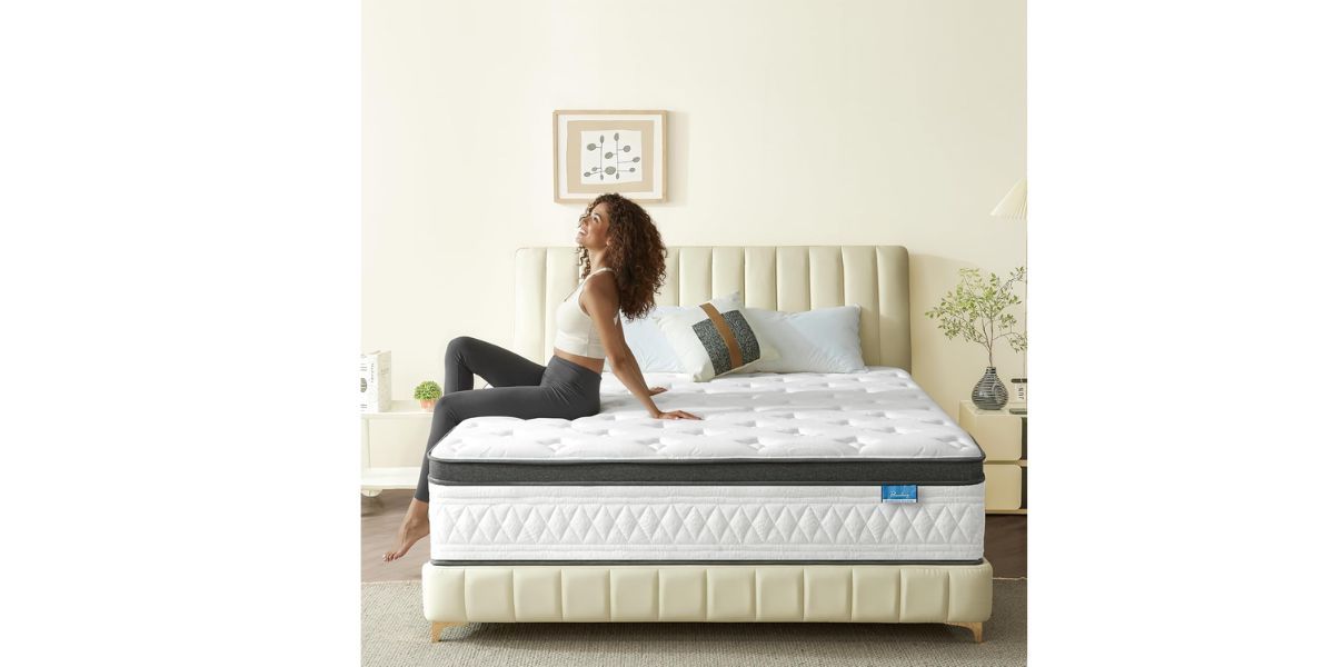 Breezleep Queen Mattress, 12 Inch Hybrid
