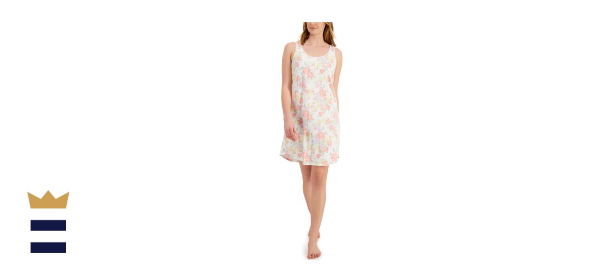 Charter Club Cotton Tank Chemise Nightgown