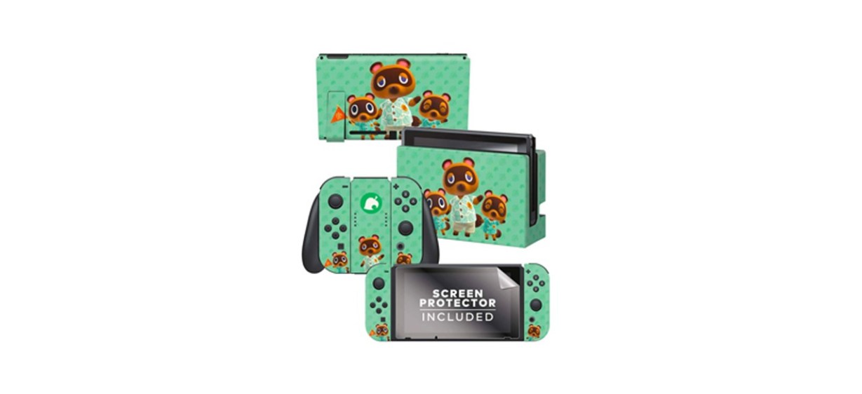 Controller Gear Animal Crossing: New Horizons Nintendo Switch Skin Bundle 