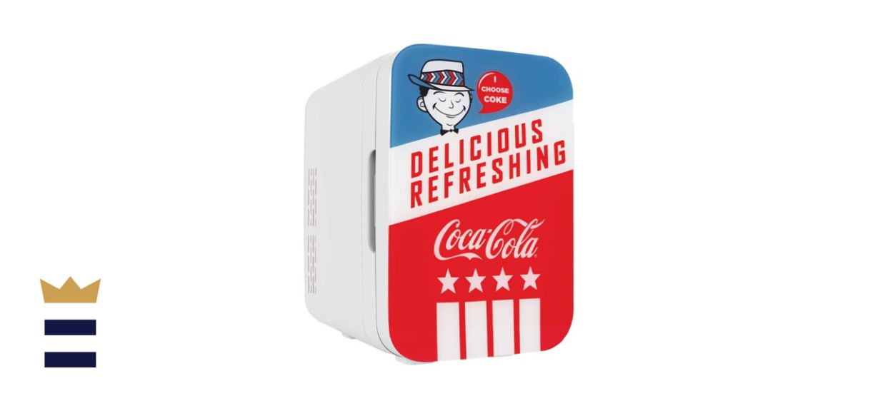 Cooluli Coca-Cola Americana Retro Mini-Fridge 