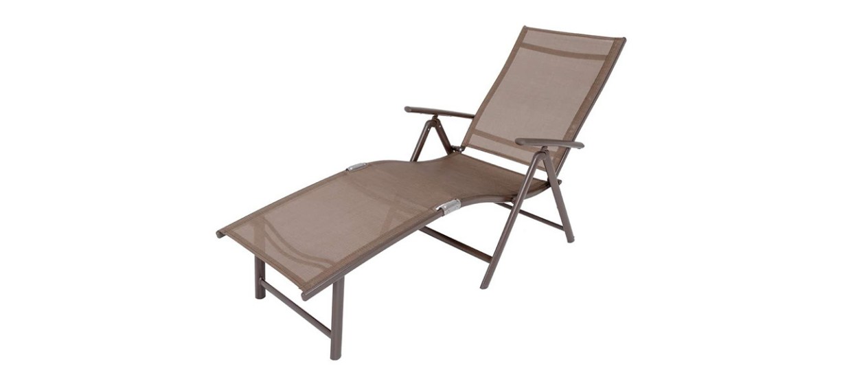 Crestlive Products Adjustable Folding Chaise Lounge For Outdoors