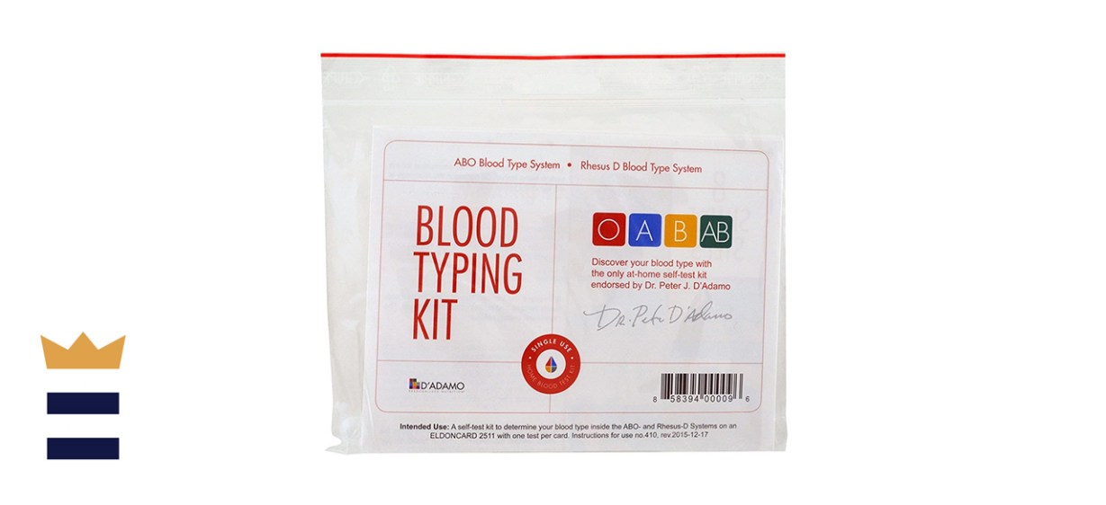 D’Adamo Personalized Nutrition Home Blood Type Testing Kit
