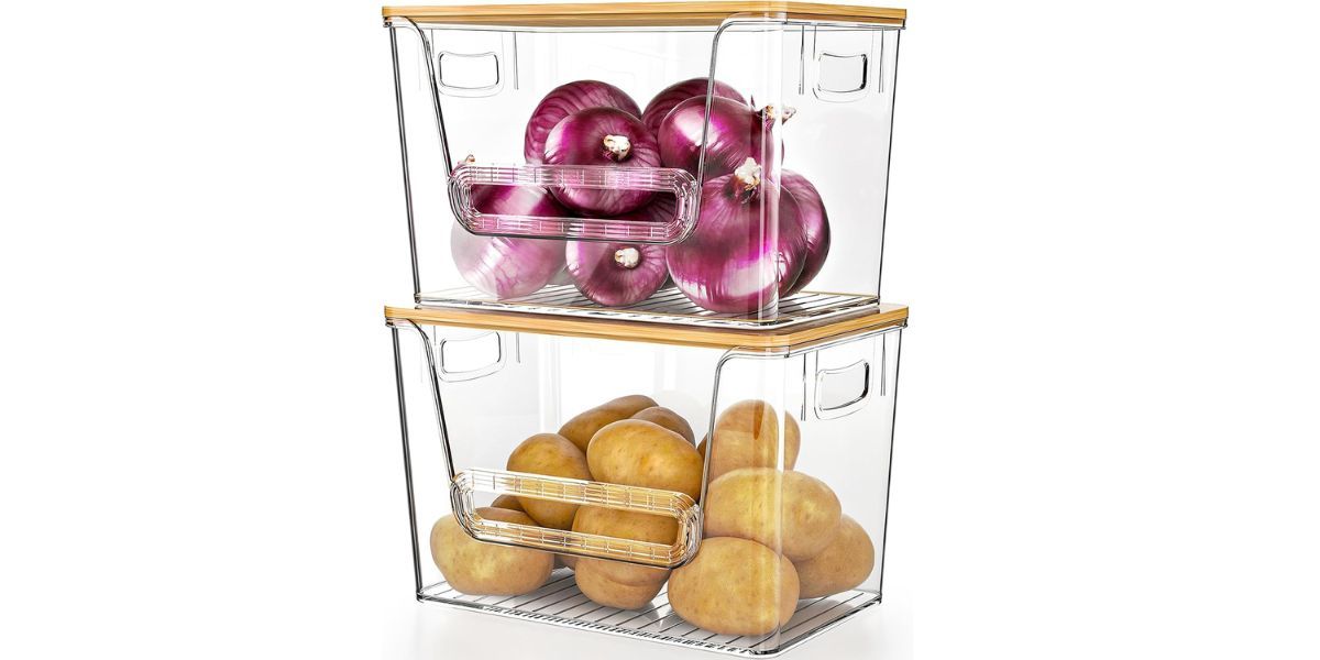 Delamu 2 Set Pantry Organizers and Storage