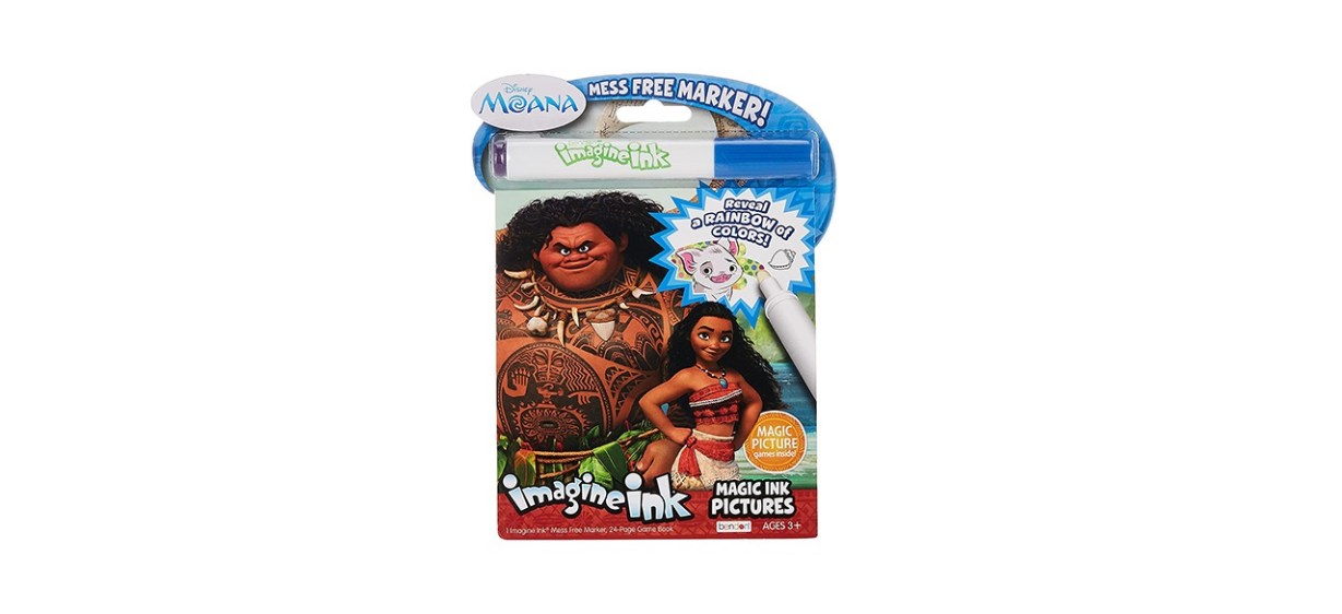 Disney Moana 24-Page Imagine Ink Game Book