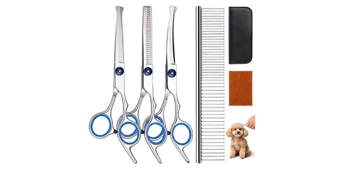 DSOOLO Dog Grooming Scissors Kit