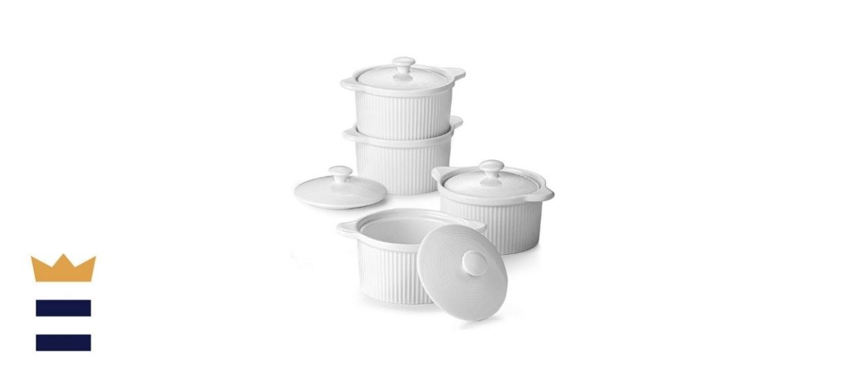 Dowan Porcelain Ramekins with Lid