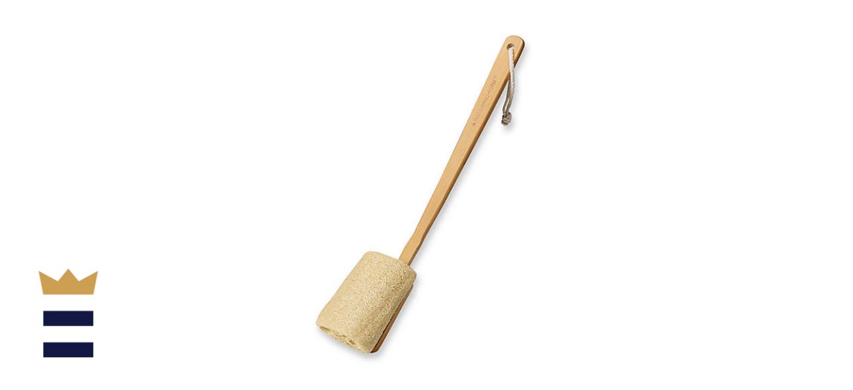 Earth Therapeutics Loofah Back Brush With Ergo Grip 