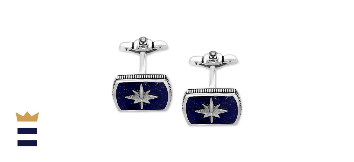 EFFY Collection Men’s Lapis Lazuli Starburst Cufflinks