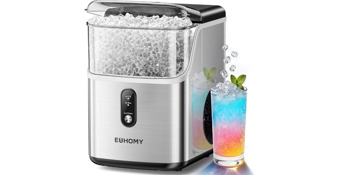 EUHOMY Nugget Ice Maker Countertop
