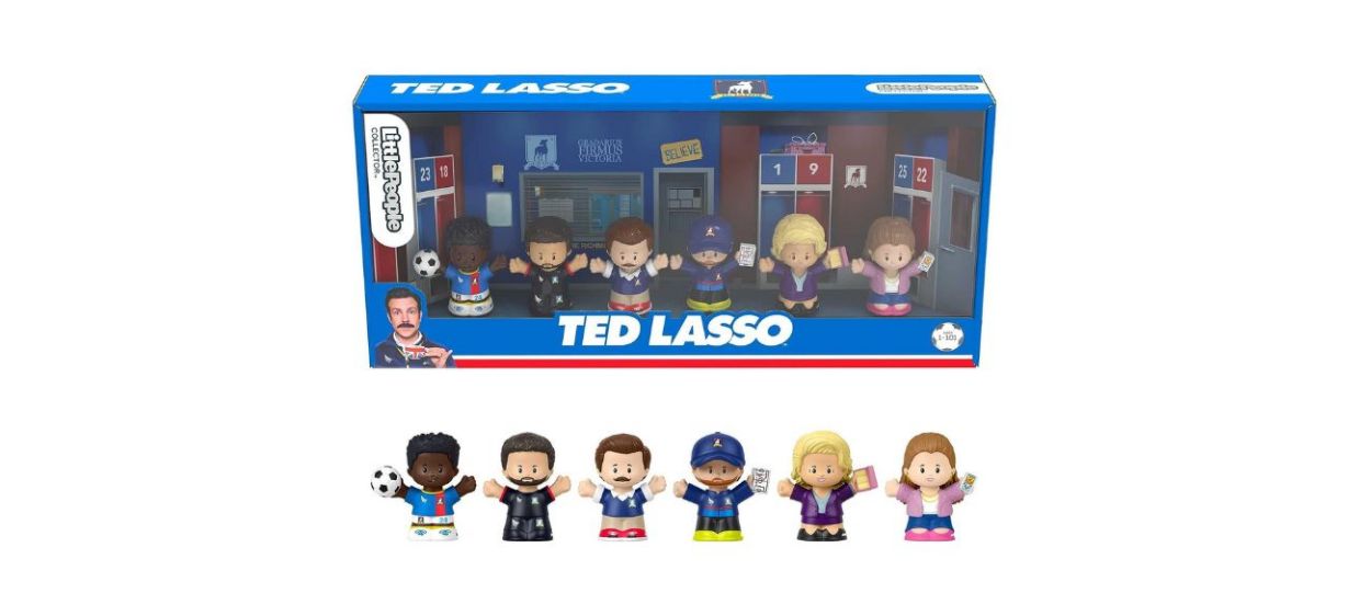 Little People Collector Ted Lasso Special Edition Set on white background