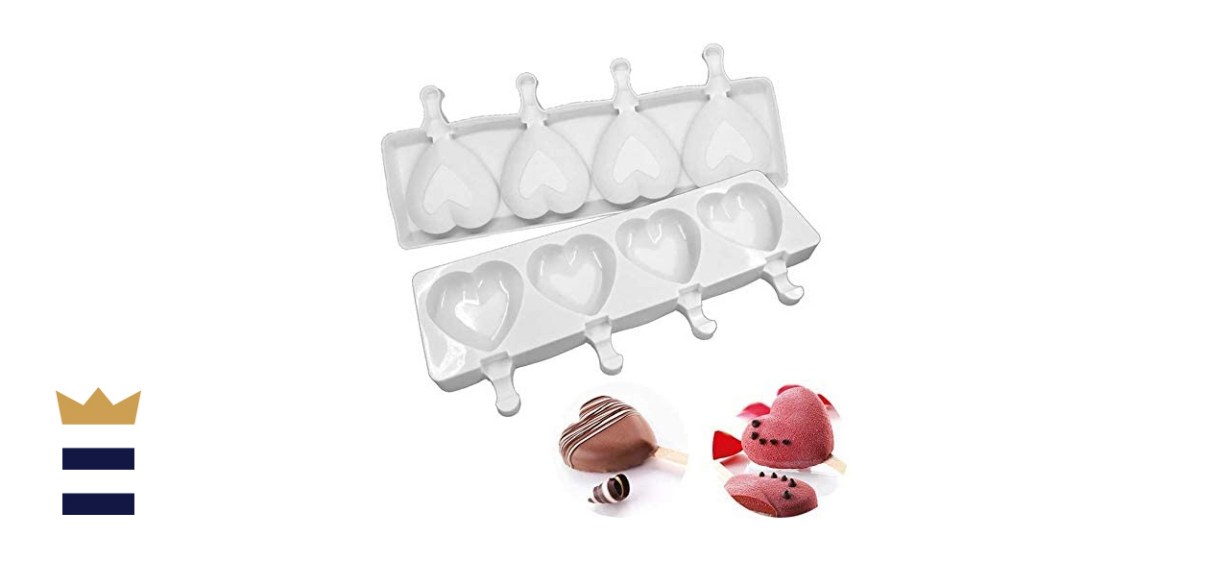 Flowish Store Heart Ice Pop Molds