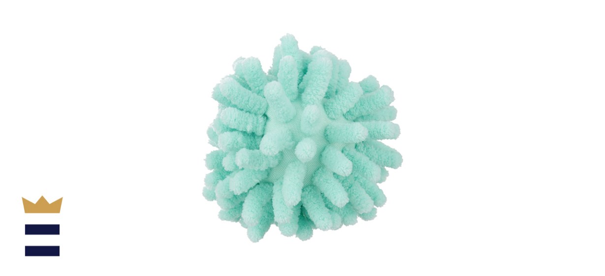 Frisco Blue Moppy Polyester Textured Catnip-Filled Cat Ball
