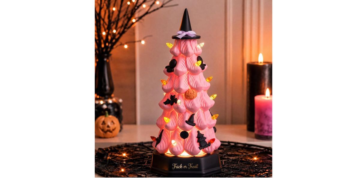 Gerrii 15'' Halloween Ceramic Tree