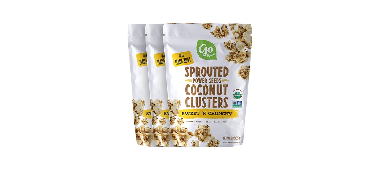 Go Raw Sweet n Crunchy Sprouted Power Seeds Coconut Clusters