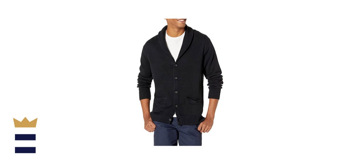 Goodthreads Men's Soft Cotton Shawl Cardigan Sweater