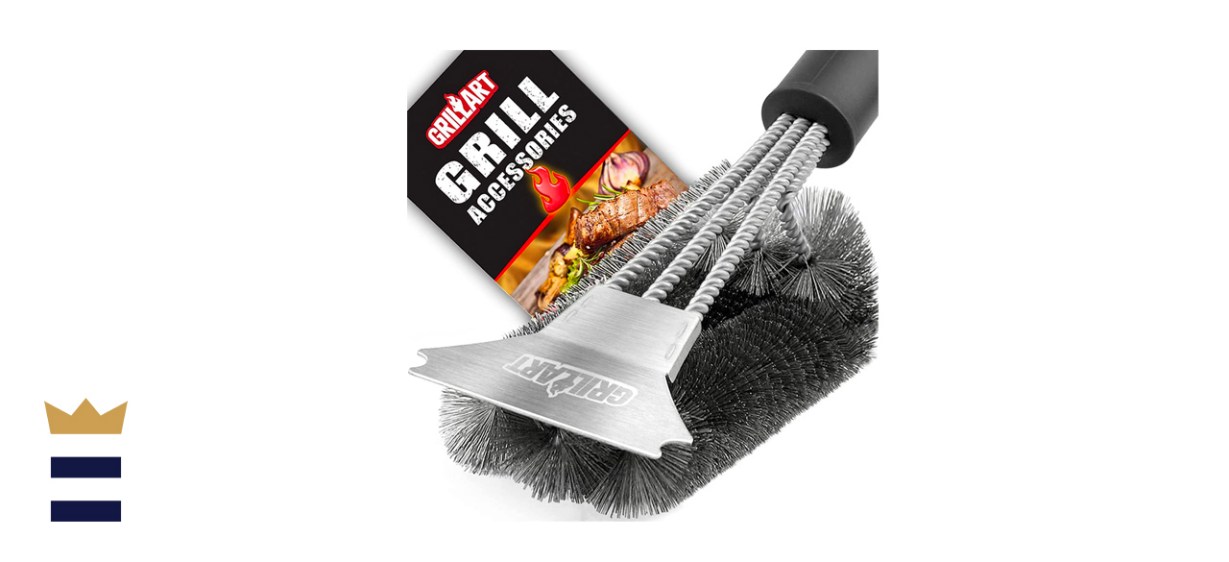 GrillArt Grill Brush and Scraper