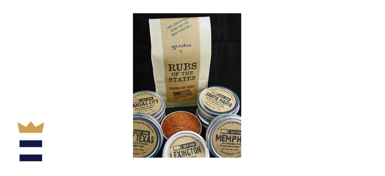 GustoSpice Gusto's Original Barbecue Rubs Sampler Gift Set