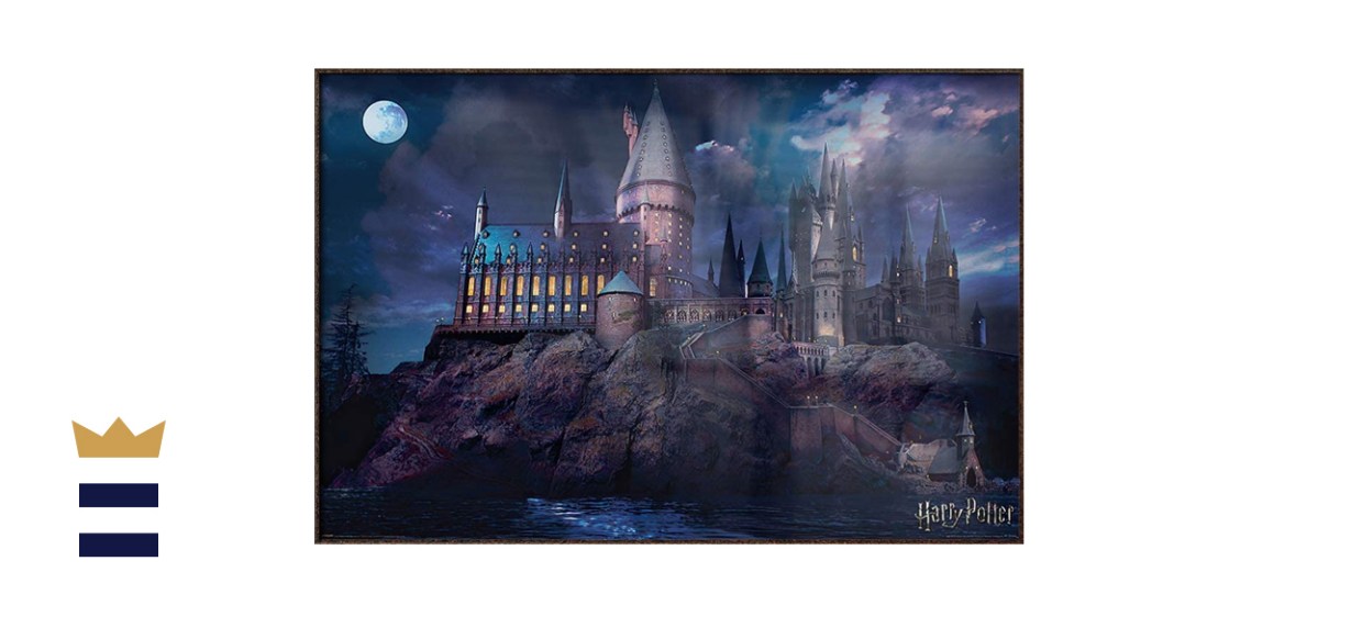 Harry Potter Hogwarts By Night Print Movie Poster 