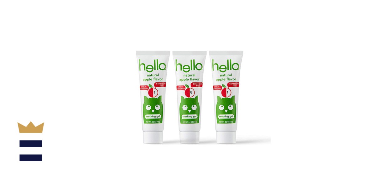 Hello Baby Teething Gel with Natural Apple Flavor