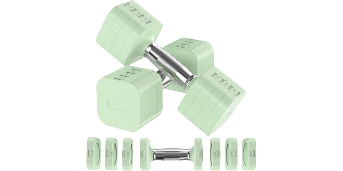 Hezeyferg 22LBS Adjustable Dumbbells Set