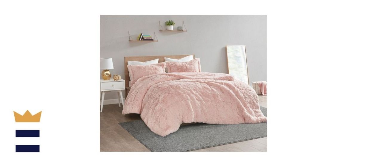 Intelligent Design Malea Shaggy Faux Fur Comforter Set