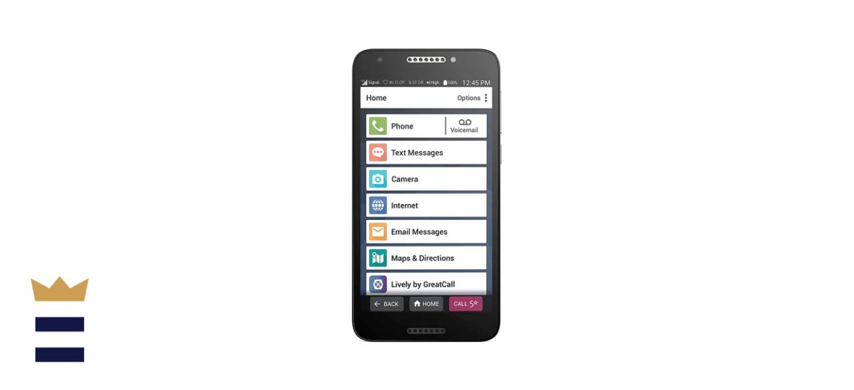 Jitterbug Smart2 No-Contract Easy-to-use Smartphone for Seniors by GreatCall