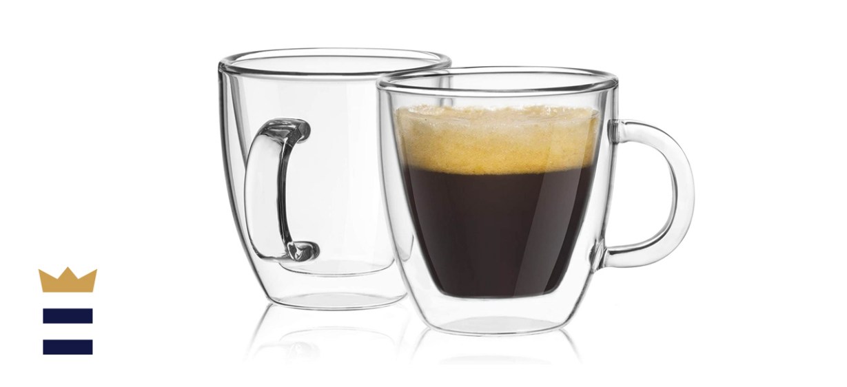 JoyJolt Savor Double Wall Insulated Espresso Mugs