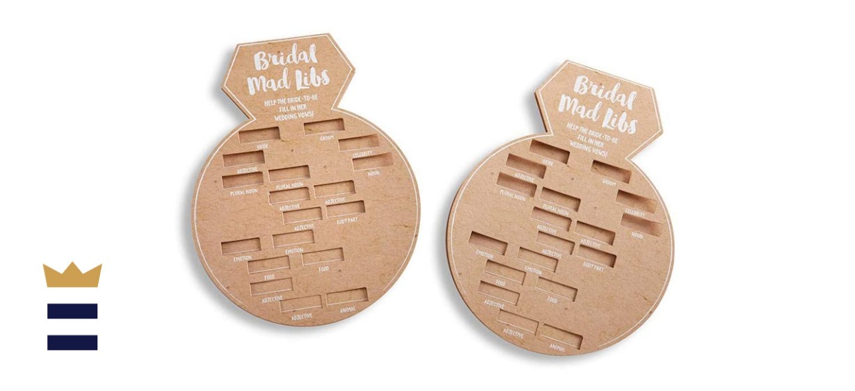 Kate Aspen Bridal Shower Game Card