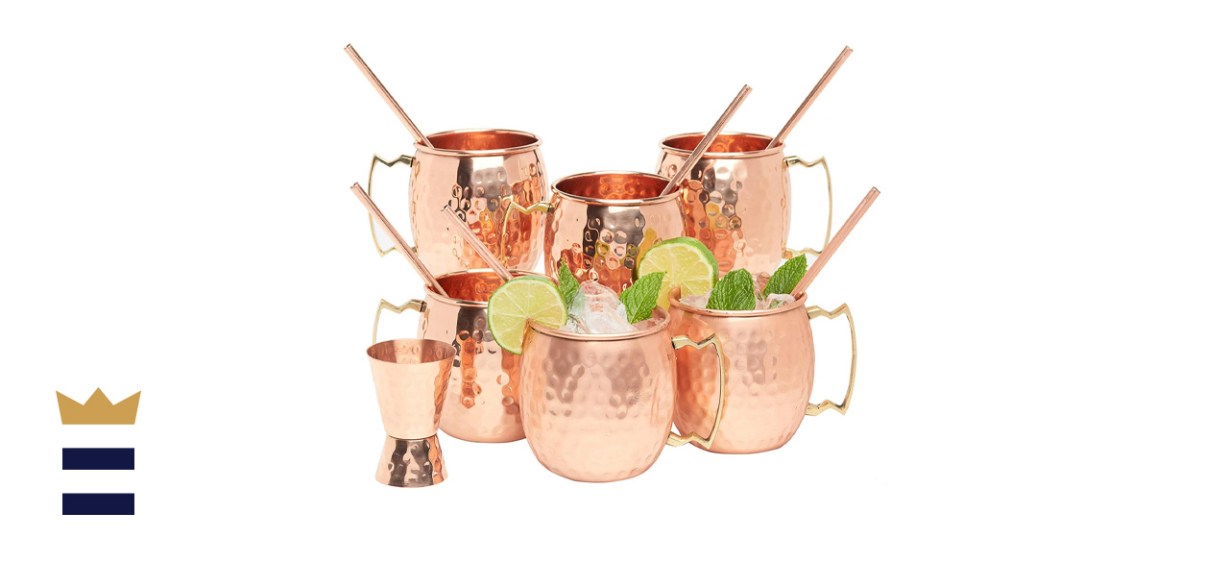 Kitchen Science Copper Moscow Mule Mug Set