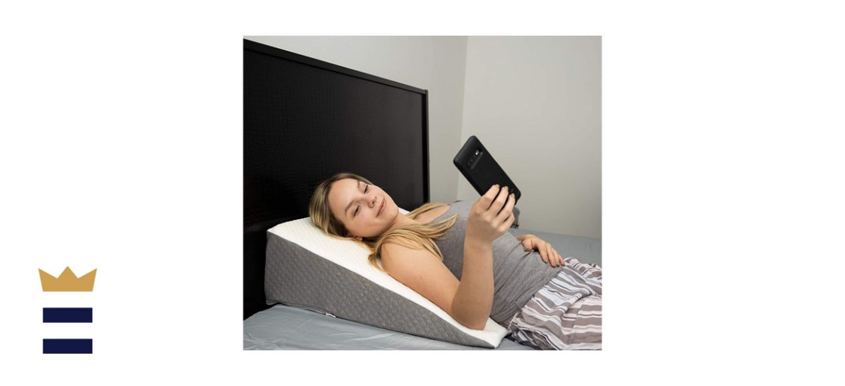 Kolbs Bed Wedge Pillow with Memory Foam Top
