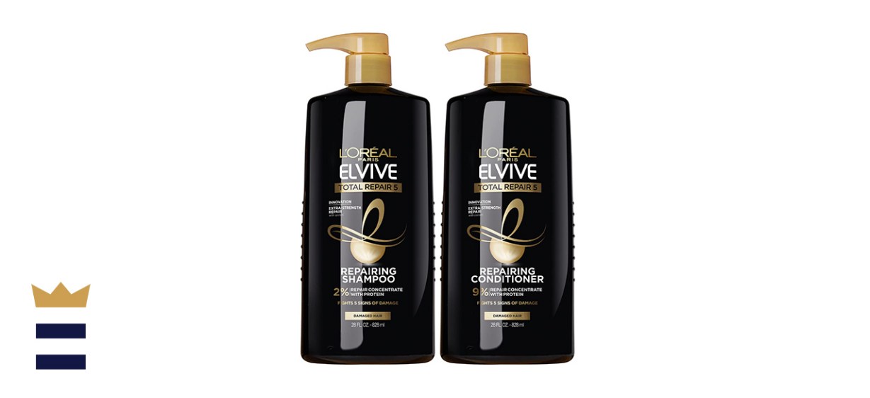 L'Oreal Paris Elvive Total Repair 5 Repairing Shampoo and Conditioner for Damaged Hair
