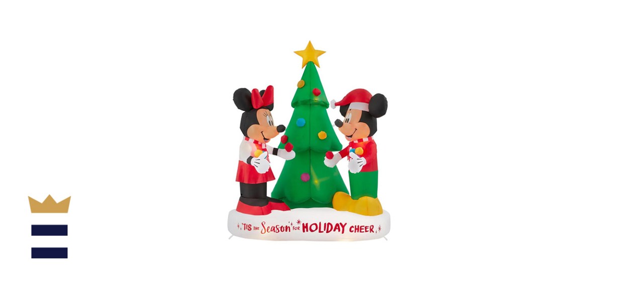 LED Disney Airblown Mickey and Minnie Scene Christmas Inflatable