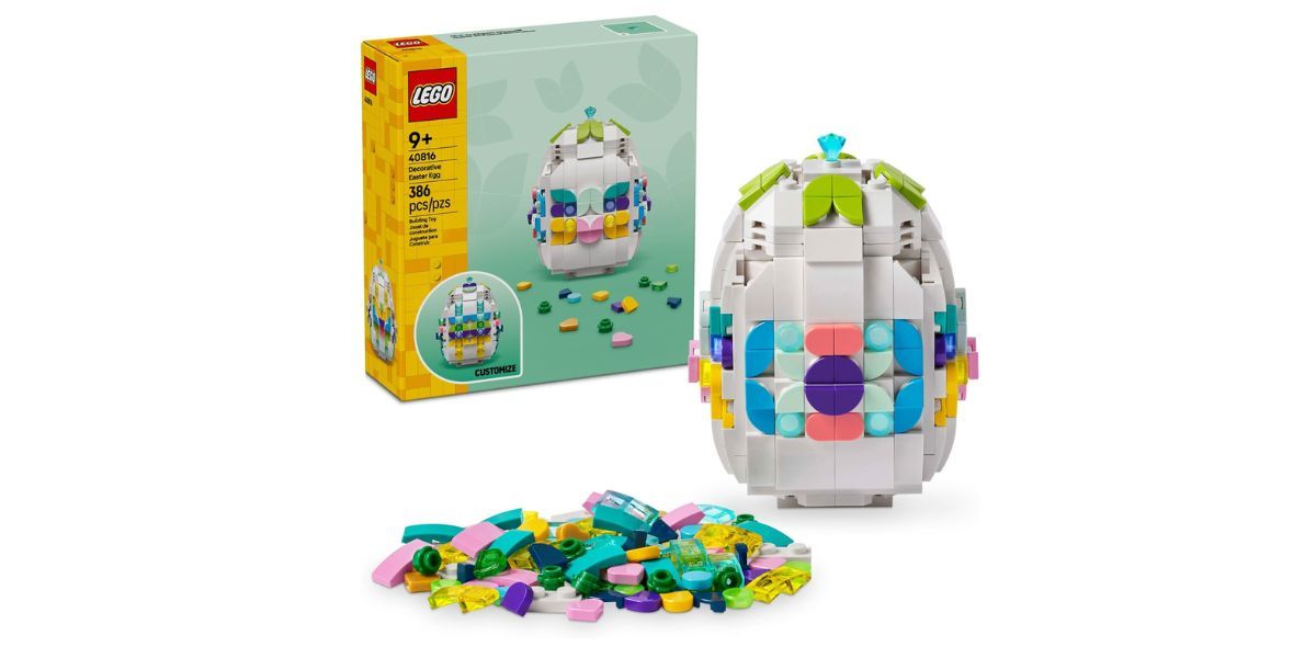 LEGO Decorative Easter Egg Building Toy