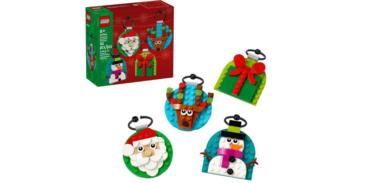 LEGO Christmas Ornament Selection Building Toys