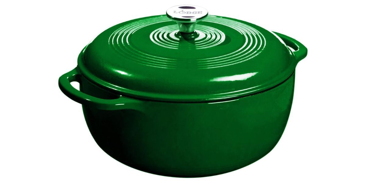 Lodge 6 Quart Enameled Cast Iron Dutch Oven