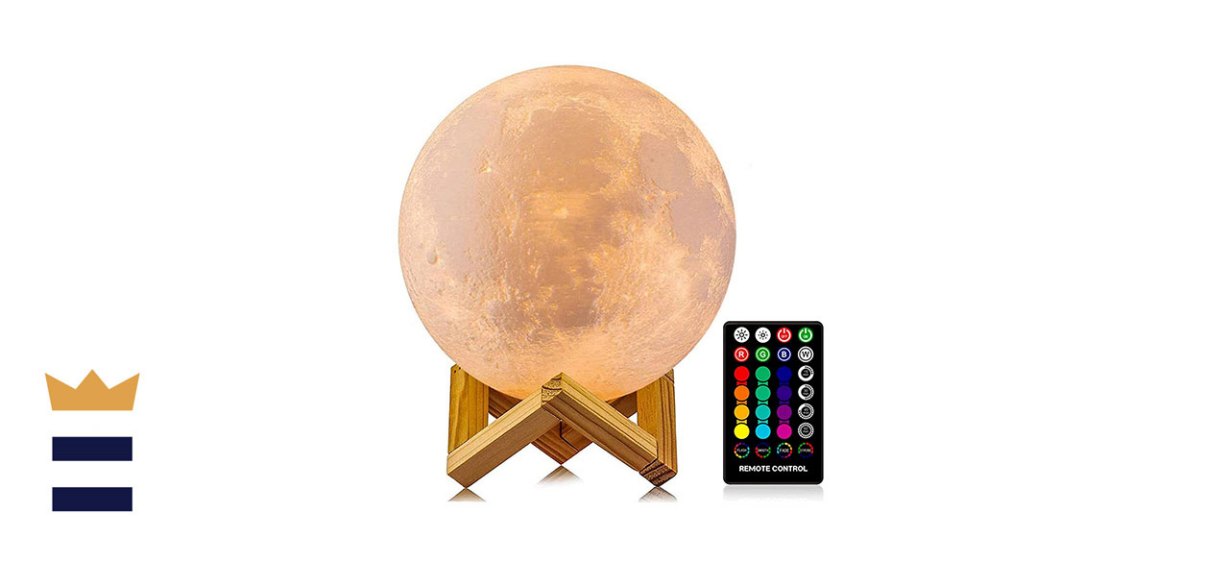 Logrotate Moon Lamp