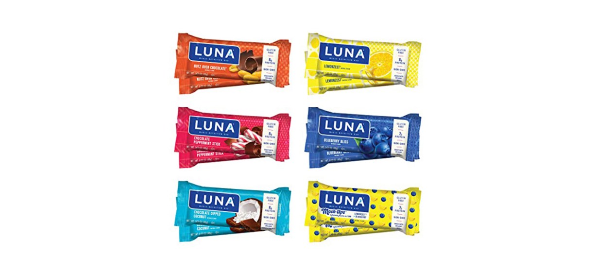 Luna Bar Gluten-Free Snack Bars Variety Pack