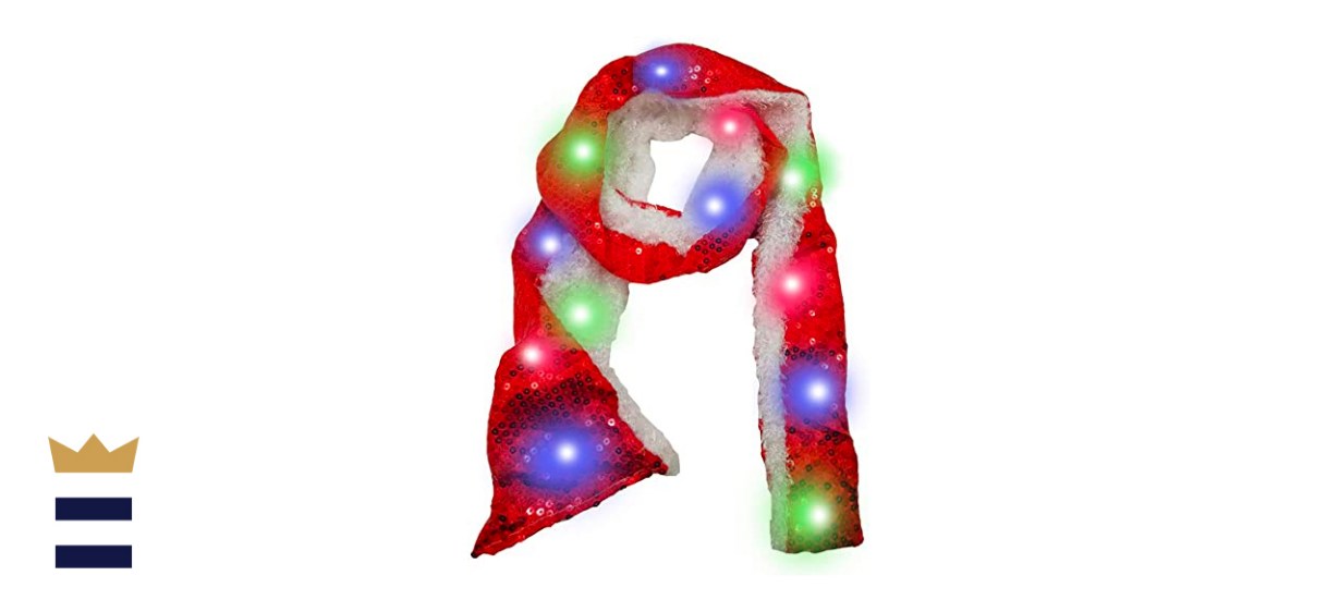 Luwint Colorful LED Flashing Scarf