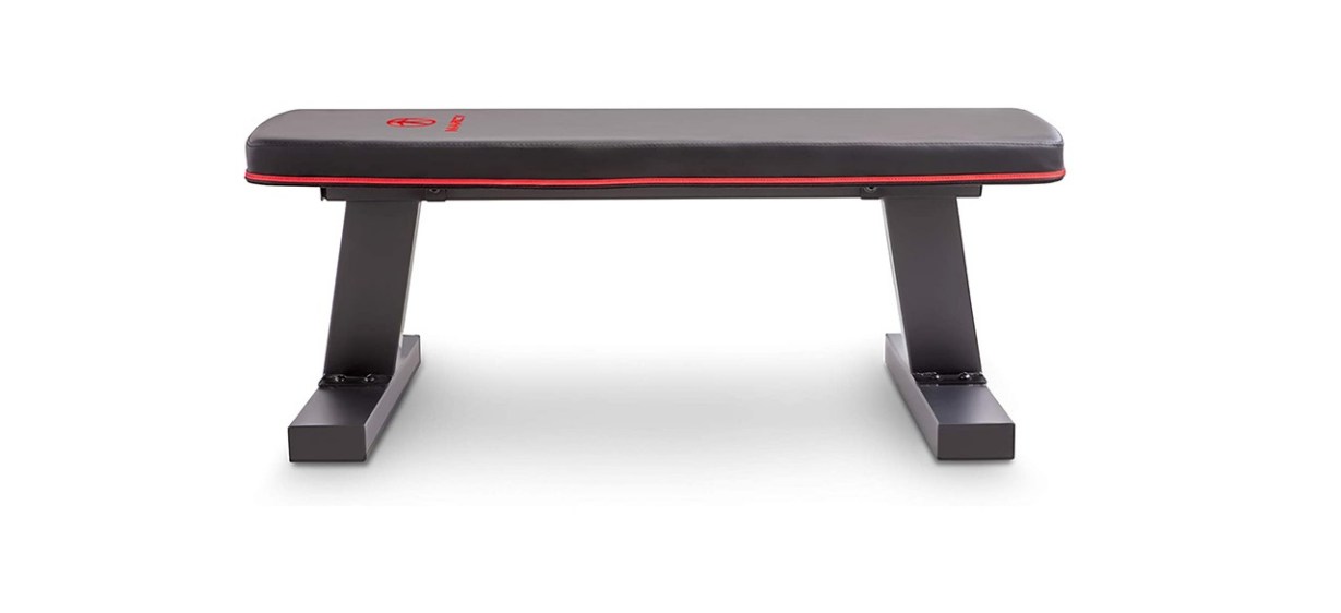 Marcy Deluxe Flat Bench with Steel Frame