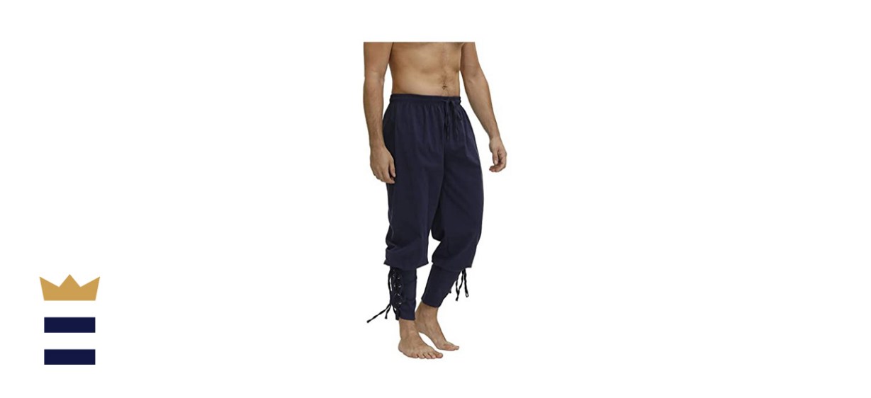 Zhitunemi Men’s Banded Cuff Renaissance Pants