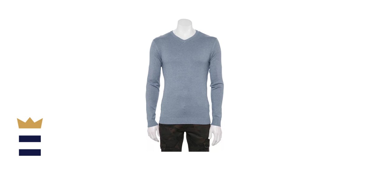 Xray Fitted V-Neck Sweater