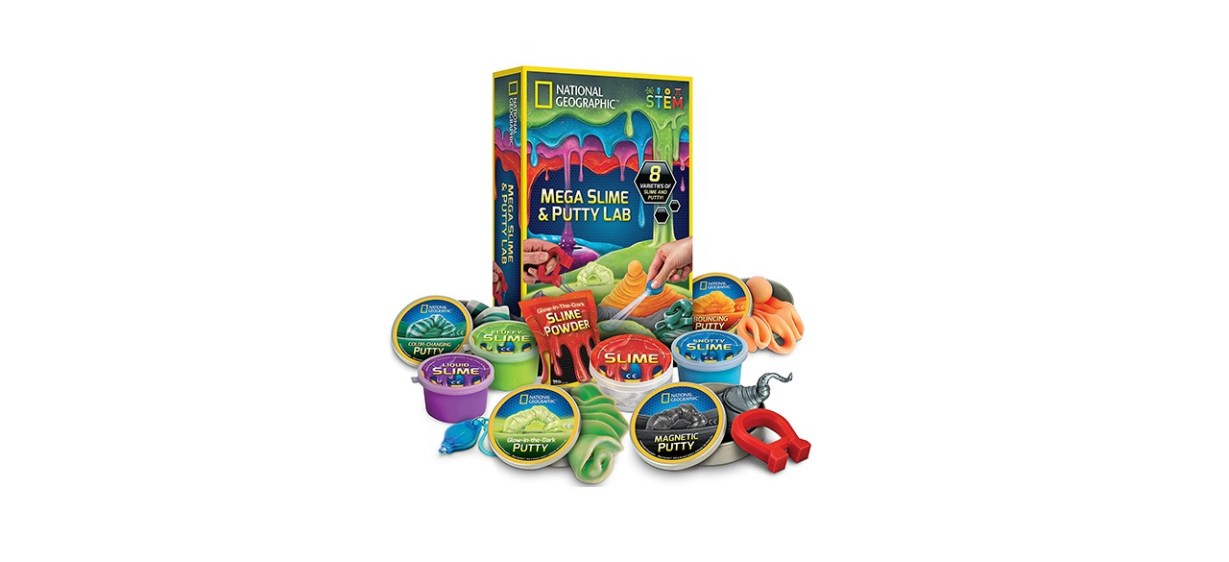 National Geographic Mega Slime Kit &amp; Putty Lab
