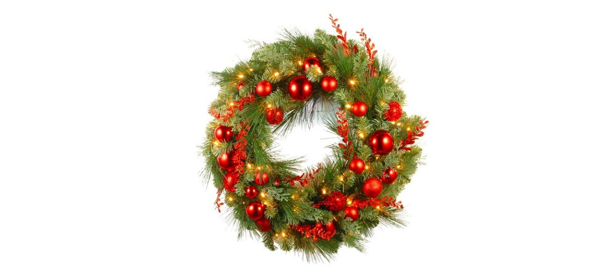 National Tree Company Lit Artificial Christmas Wreath