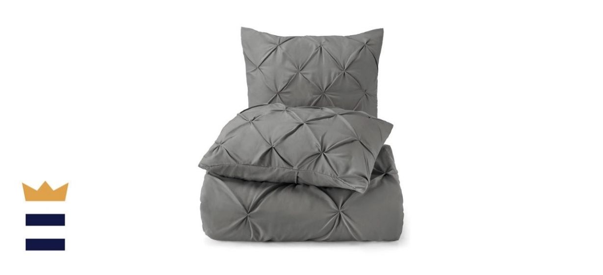 Nestl Bedding Pinch Pleat Duvet Cover Set